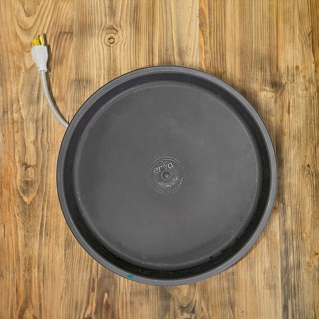 Erva Heated Bird Bath Replacement Bowl, Black, 14.25" dia.